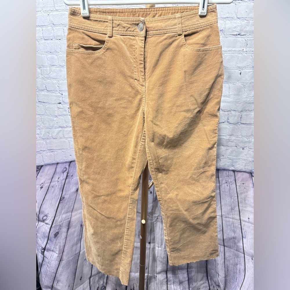 Lilly Pulitzer Tan Corduroy Pants Size 8 - Palm Beach Fit white label